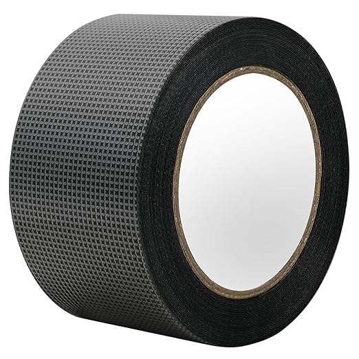 Non-Abrasive Grip Tape Roll, 3In x 30ft, Customizable Sliding Duty Tape, Portable Multi-Purpose Grip Tape, Tear, Peel & Slip, for Gadgets and Gear From Slipping, Sliding Or Shifting More (Black)