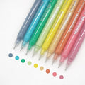 Gel Pens with Fine Point 0.6mm, 9 Colors Drawing Pencils for Adult Coloring Books Smooth Writing Pen Set for Journaling(Morandi Sweet)