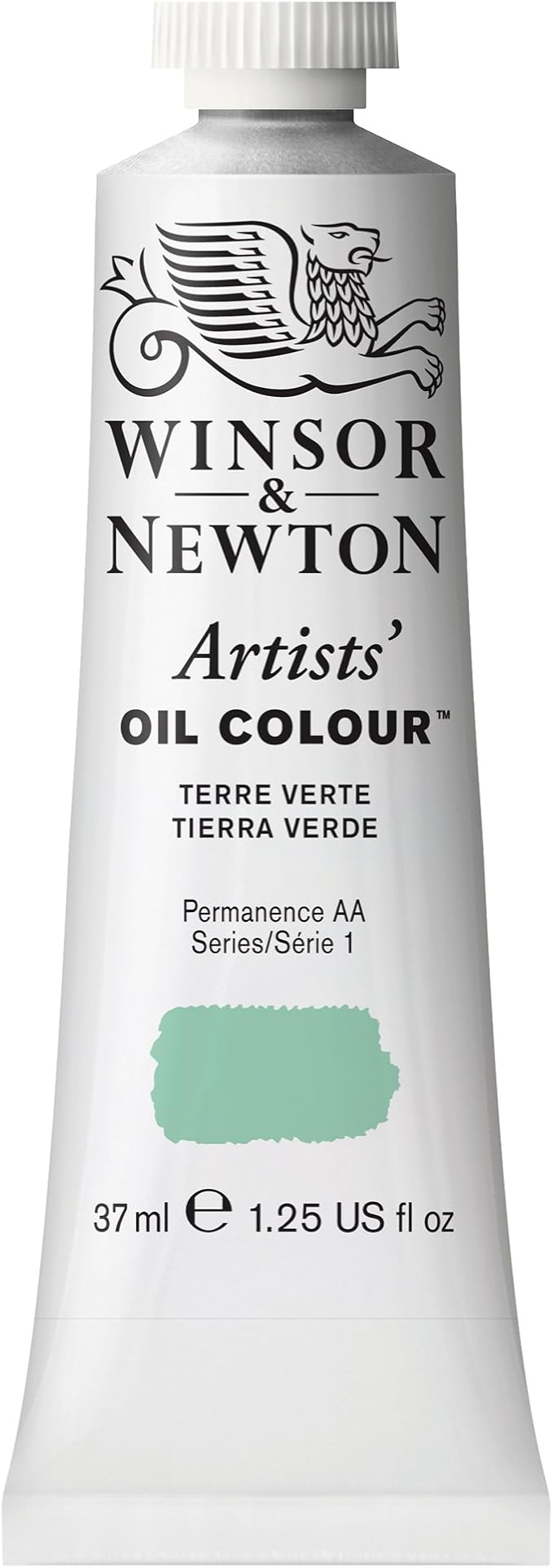 Winsor & Newton Artists' Oil Color, 37ml (1.25 oz) Tube, Terre Verte