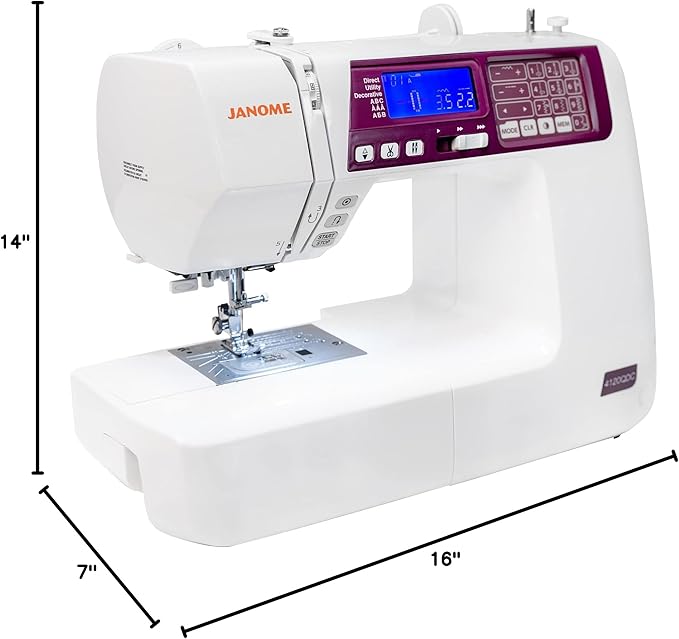 Janome 4120QDC-G Computerized Quilting and Sewing Machine with Bonus Quilt Kit