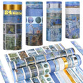 24 Rolls Washi Tape Set,Vintage Floral Decorative Masking Tape for Scrapbooking Supplies,Junk Journal,DIY Crafts,Gift Wrapping(Art Oil Painting Series)