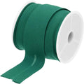 MECCANIXITY 1 Inch Single Fold Bias Tape Cotton Continuous Bulk Bias Tape for Sewing, Seaming Quilting Hemming Binding Crafts (Dark Green 10 Yards)