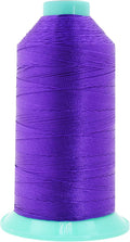 Mandala Crafts Size 207 630D T210 Bonded Nylon Thread - Violet 800 YDs Tex 210 Heavy Duty Sewing Threads for Leather, Jeans, Weaving, Outdoor Marine Upholstery