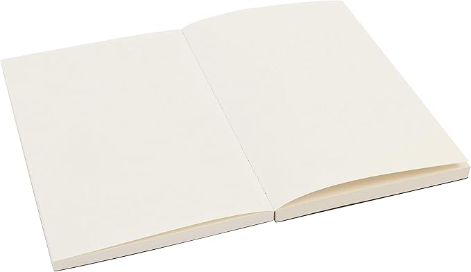 SoHo Urban Artist Open Bound Sketch Pads - Open Coptic Bound Sketch Pads for Drawing, Calligraphy, Any Dry Media, & More! - [White - 8.5x11 - Single]