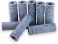 Ultimate Bird Clay Texture Rollers 8-Set (4") - Bird Set #01 - Embossing Pattern Rollers for Polymer & Ceramic Clay, Pottery & Crafts