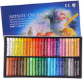 Oil Pastel Set,Professional Painting Soft Drawing Graffiti Art Crayons Washable Round Non Toxic Pastel Sticks for Artist,Kids,Student,Beginner (50 Colors)