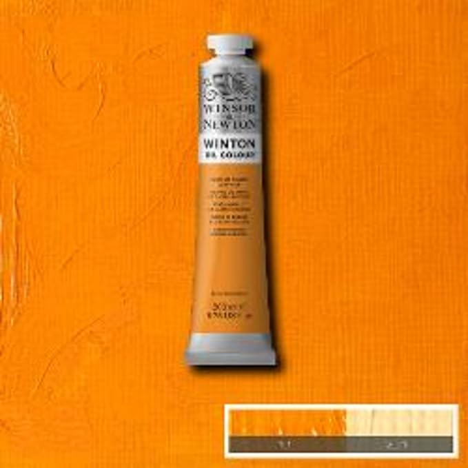 Winsor & Newton Winton Oil Color, 200ml (6.75-oz) Tube, Cadmium Yellow Deep Hue