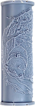 Hibernating Bear Clay Texture Roller (4") - Winter Set #01 - Embossing Pattern Roller for Polymer & Ceramic Clay, Pottery & Crafts
