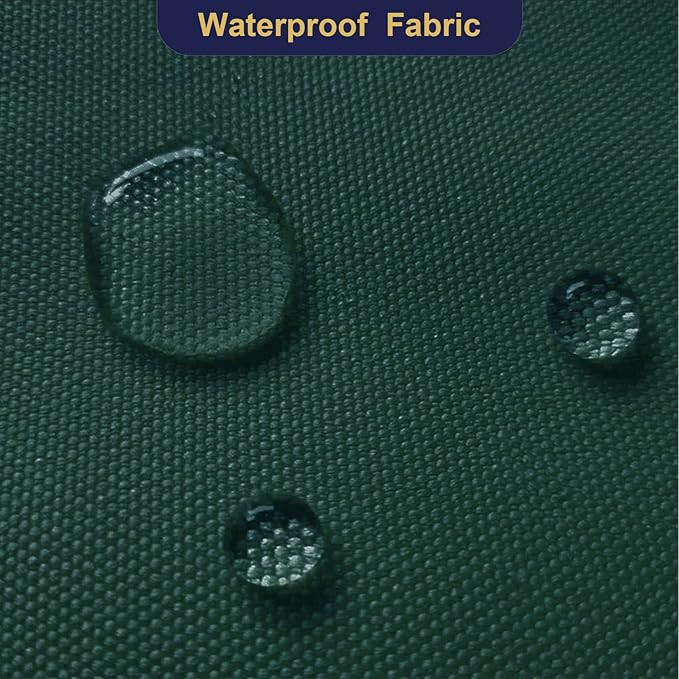 Waterproof Canvas Fabric by The Yard 600D Upholstery Cordura Fabric 58" Wide for Chairs Indoor Outdoor Water Resistant Canvas Polyester Material Sewing DIY Cloth, 5 Yards Teal Green