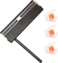 A5 Paper Cutter with 3PCS Replacement Blades, Portable Paper Trimmer with Side Ruler for Scrapbooking Craft, Paper, Coupon, Label, Cardstock