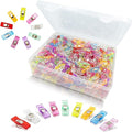 500 Pcs Multipurpose Quilting Clips Premium Sewing Clips for Fabric and Quilting, Plastic Clips for Crafts, Quilt Clips Sewing Notions Sewing Products for Sewing Supplies Crafting Tools