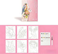 Beginner Watercolor Workbook Painting Kit Friendly Postcard Coloring Jungle Animals Contains 12 Watercolor Paint Handmade Gifts