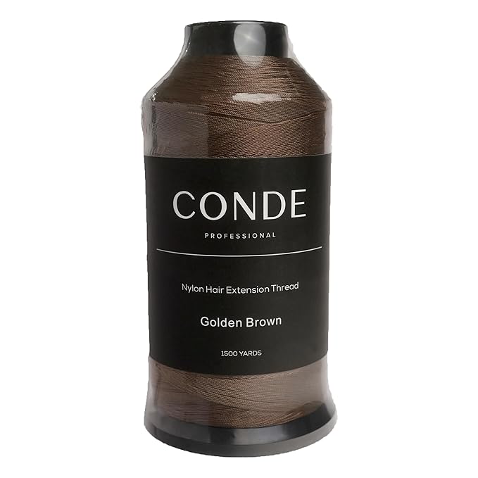 Nylon Hair Extension Thread (Golden Brown)
