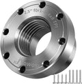Wood Lathe Steel Faceplate 2.5",Faceplate for Wood Lathe,Lathe Face Plate Fit for 1-1/4" x 8TPI Spindle