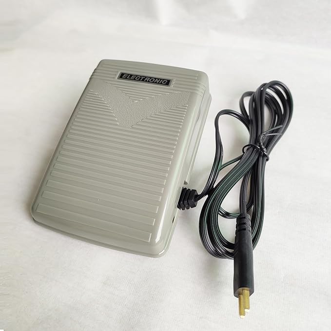 Foot Control Pedal Replacement for Husqvarna Viking White Sewing Machines & Serger #4123141-01