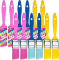 Angle sash Paint Brushes 1 Inch 12 Piece, Trim Paint Brush for Painting Acrylic Oil Crafts DIY, Walls,Touch Up,Trim Painting Supplies，Small Brushes