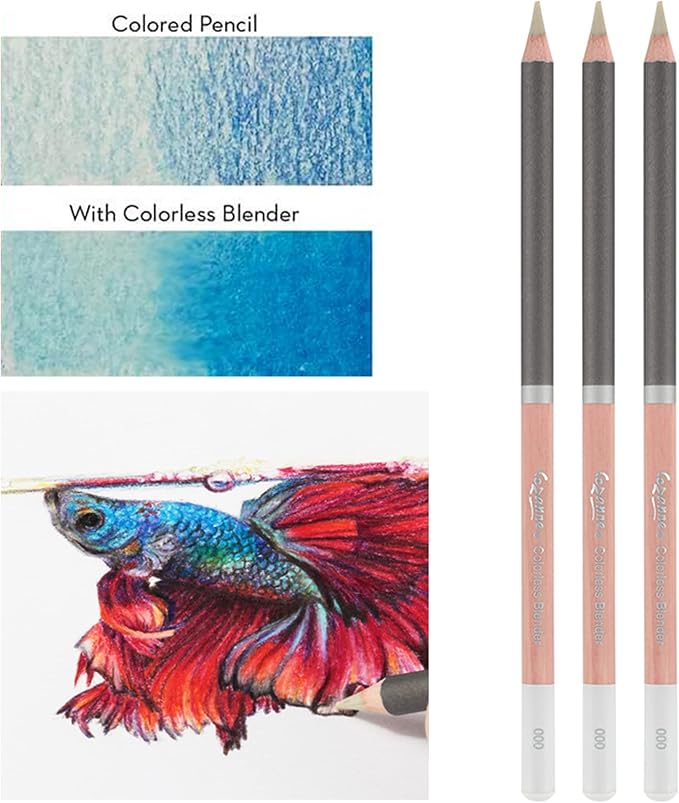 Cezanne Premium Colored Pencil Set - Soft Wax Core Colored Pencils for Drawing, Blending, Coloring, Professional Artists & More! - 120 Count Bundle w/Sharpener, Colorless Blenders, & Spiral Pad
