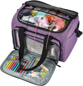 Coopay Crochet & Knitting Tote Bag - Large Organizer for Yarn, Hooks, Needles & Craft Tools