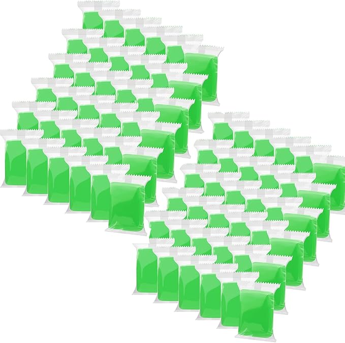 Green Air Dry Clay 72 Packs Air Dry Foam Clay, Moldable Super Light Clay Perfect for Arts, Crafts, Classroom Teaching