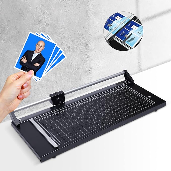 Paper Cutter 24 Inch Manual Precision Rotary Paper Trimmer for Cutting Photo Paper, Film, Art Card Stock, Label
