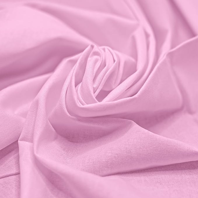 10 Pieces 18 x 21 Inches Cotton Fabric Precut Quilting Fabric Bundles Solid Colors Layer Cakes Quilt Material for DIY Craft Sewing Embroidery (Macaron*2)