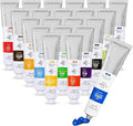 Paul Rubens Oil Paint, 20 Bright Oil Colors with High Saturation, 50ml Large Capacity Tubes, Faster Drying Time with Creamy Texture and Consistency for Artists, Students, Beginners