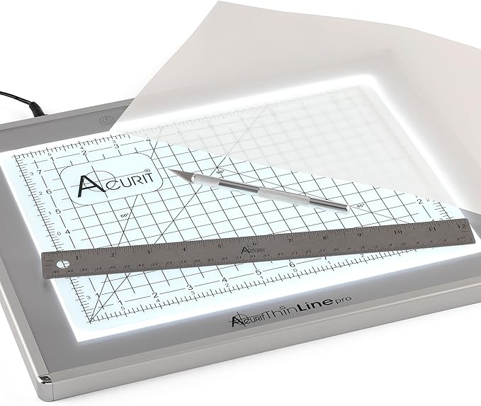 Acurit Self-Healing Cutting Mats - Self-Healing Craft Mats for Cutting, Measurements, Studios, Design, & More! - [Green - 18x24"]
