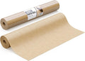 Natural Kraft Paper 17.75" X 1320" (110' Ft) - Brown Colored Roll - Wrapping & Shipping Paper - Perfect for Crafts & Packing by Crown Display
