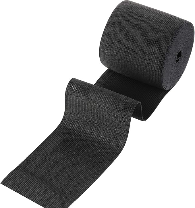 EBOOT 1 Pcs Elastic Spool (3 Inch X 5 Yard,Black)