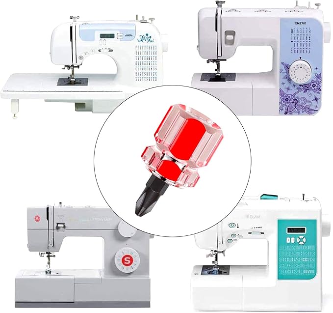 Buspoll sewing machine screwdriver ultra short flat head and Phillips screwdriver sewing machine tool concept