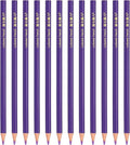PATIKIL Purple Colored Pencils Set,12 Pcs Oil Color Pencils Wooden Coloring Drawing Pencil for Artists Art Painting