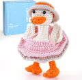 CrochetBox Crochet Kit for Beginners - Porch Goose Starters Crochet Kit, Beginners Crocheting Kitting for Adults Teen, Gifts with Crochets Yarns, Hook, Step-by-Step Video, Instruction