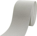 Gray Knit Elastic Band 3 inch 5 Yards Double-Side Twill Woven Elastic Heavy Stretch Elastic Spool for Sewing Pants Waistband, Wigs, Skirts, Craft DIY Projects (#29)