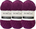 Soft Velvet Yarn Chenille for Crocheting Super Bulky 13x00g (3x74.3 yds) Baby Blanket Yarn for Knitting Amigurumi
