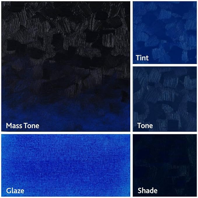 Tusc & Pine Artist Oil Paint - Prussian Blue, 150 ml, Non-Yellowing, Rich & Creamy Consistency, Maximum Pigment Load, Small Batch Milled Oil Paints Made in the USA for Professional Artists