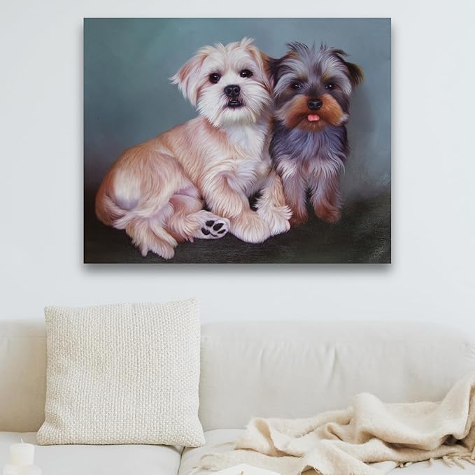 Paint Your Life Custom Hand-Painted Oil Portrait from Photo to Painting
