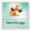 2,2.5,3,3.5,4inch Custom Egg Carton Labels Sticker Farm Fresh Eggs Cartons Sticker Label, Customized Egg Stickers， Custom retrun Egg Carton Label (10)