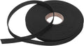 MECCANIXITY 1/2 Inch Single Fold Bias Tape Polyester Continuous Bulk Bias Tape for Sewing,Seaming Quilting Hemming Binding Crafts (Black 25 Yards)