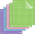 AOOIIN Cutting Mat for Cricut Explore One/Air/Air 2/3/4/Maker/Maker 3/Maker 4, 5 Packs Cut Mats Replacement Accessories for Cricut