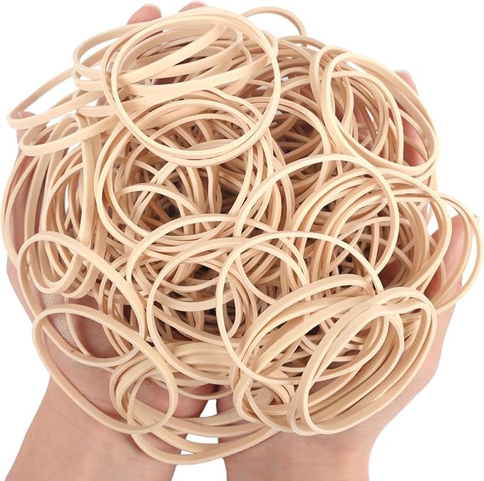 3" x 1/8'' - Size #32 - Rubber Band Depot - Everyday Rubber Bands, Business Bands - Approximately 740 Per Bag - 1 Pound Bag