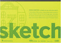 Maruman Soho Sketchpad, B4, 9.88" x 13.86" Portable Drawing Paper Sketchbook Pad, 100 Sheets Heavyweight Acid-Free Paper for Sketching, Charcoal, Pen, Pencil, and Pastels, Green, Made in Japan