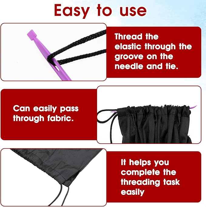 5pcs That Purple Thang Sewing Tools with Bag, Multifunctional Sewing Accessories for Sewing Craft Projects, Quilting Supplies for Sewing Kit Projects Use (5 Color)