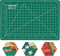 WISYOK 6" x 8" A5 Self-Healing Craft Mat, Small Rotary Cutting Mat for Sewing, Fabric, Ideal for DIY Crafts, Children, Hobbyists