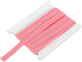 MECCANIXITY 2/5 Inch Double Fold Bias Tape Continuous Bulk Bias Tape for Sewing, Seaming Quilting Hemming Binding Crafts (Bright Red 6 Yards)