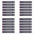 PATIKIL Purple Oil Pastels, 24Pcs Soft Oil Crayons Creamy Pastels Stick Art Supplies for Art Painting Drawing Blending Graffiti for Drawing Beginners Artists