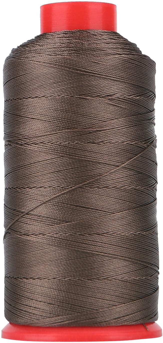 Heavy Duty Bonded Nylon 66 Sewing Thread 420D/3 T135#138 750 Yards for Canvas Furniture Upholstery Leather Goods Leather Footwear Outdoors(694, 420D/3)