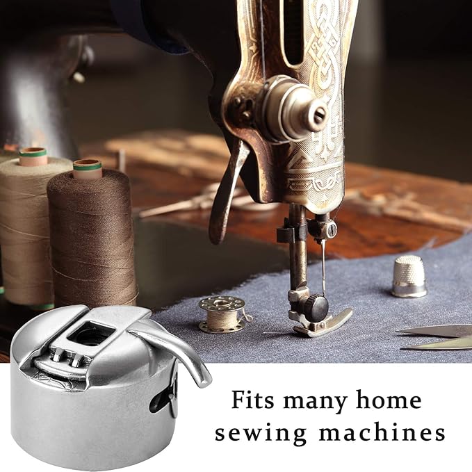 Sewing Machine Bobbin Case Stainless Steel Bobbin Case for Front Loading 15 Class Machines Suitable for Household Sewing