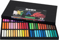 Soho Urban Artist Soft Pastel Sketch Squares - Richly Pigmented, Vibrant Color Soft Pastels for Artists Professional Pastel Artwork Studies and Sketching - Set of 72 Assorted Chalk Pastels