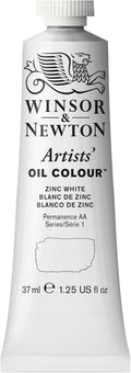 Winsor & Newton Artists' Oil Color, 37ml (1.25 oz) Tube, Zinc White