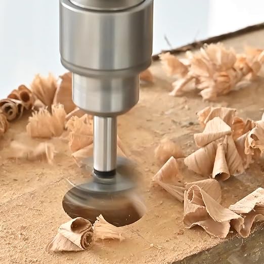 Mollom 2" (50.8mm) Forstner Drill Bit for Precise Woodworking with Durable YG8 Carbide Thickness of 2.0mm,This Hinge Cutter Tool is Ideal for Hard Wood, Plastic, Plywood